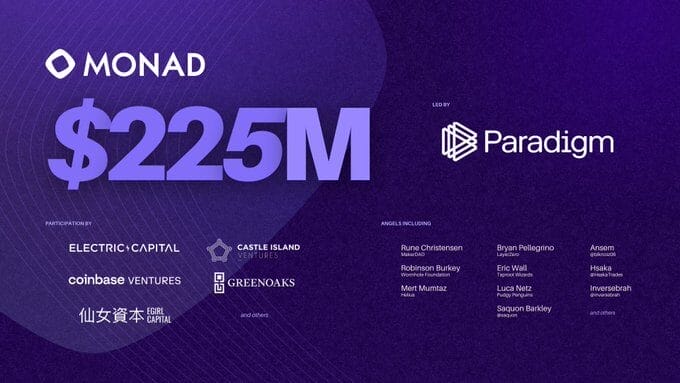 Monad Labs Secures $225 Million to Revolutionize Ethereum Scalability